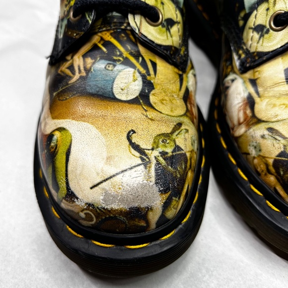 Dr. Martens Hieronymus Bosch' "Garden of Earthly Delights" Hell Boots, Size US 7 - Picture 7 of 10
